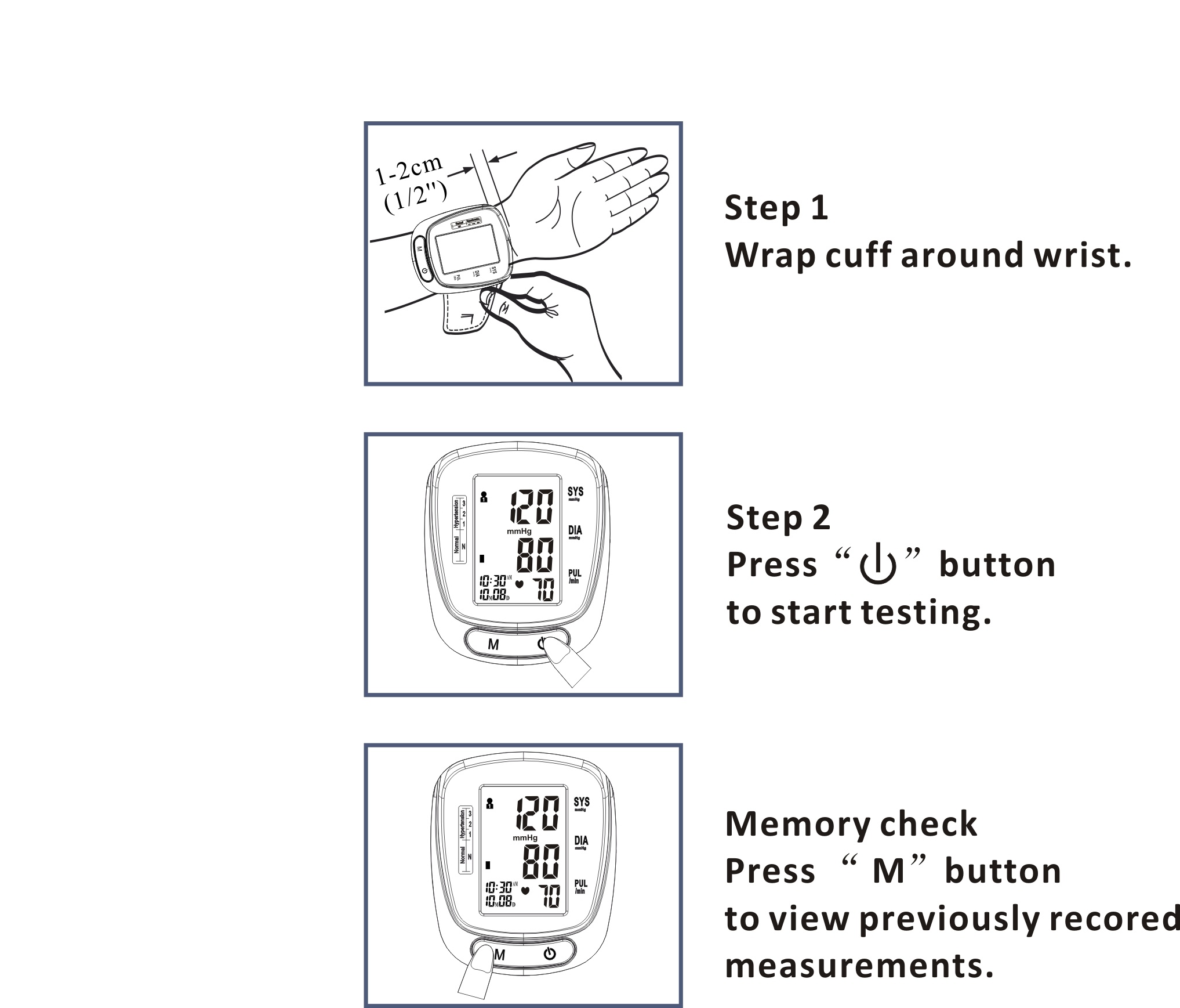 Blood Pressure Monitor AM16 – Accorson